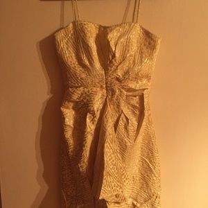 Gold Cocktail Dress